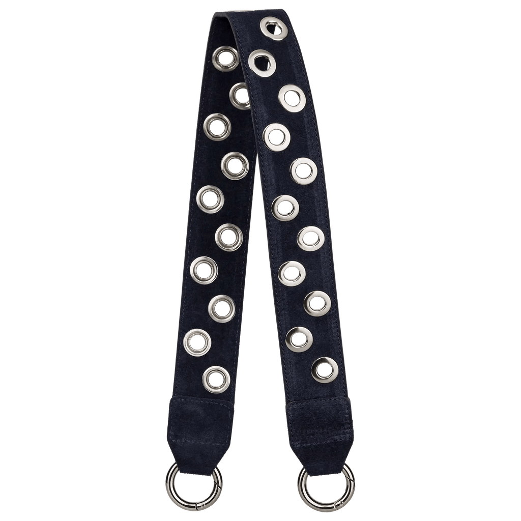 BAG STRAP - Berlin midnight Niete - black silver - TIEFENBACHER LEHMANN