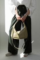 BRIOCHE BAG maxi fern - silver