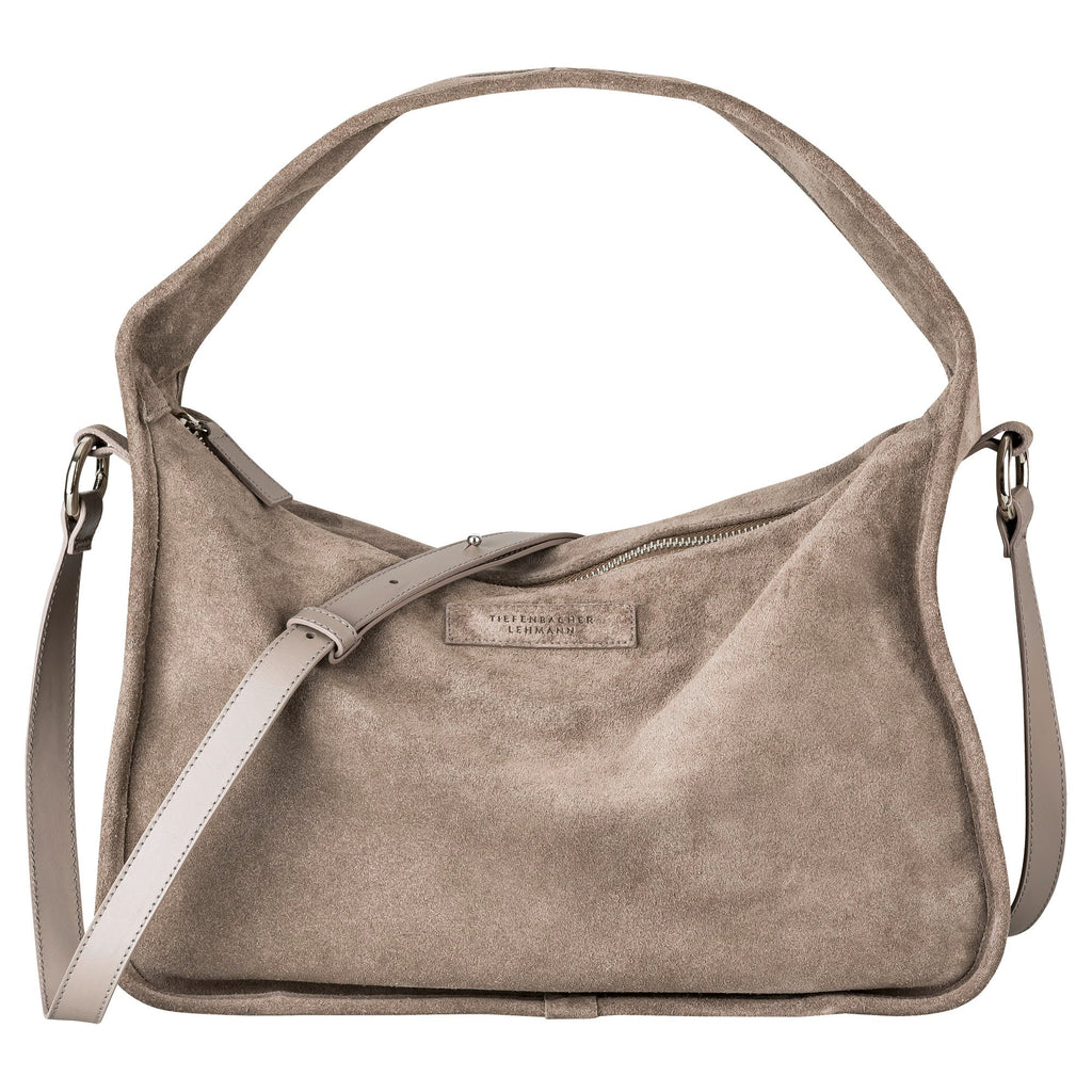 BRIOCHE BAG maxi moonbeam grey - silver - overview - TIEFENBACHER LEHMANN