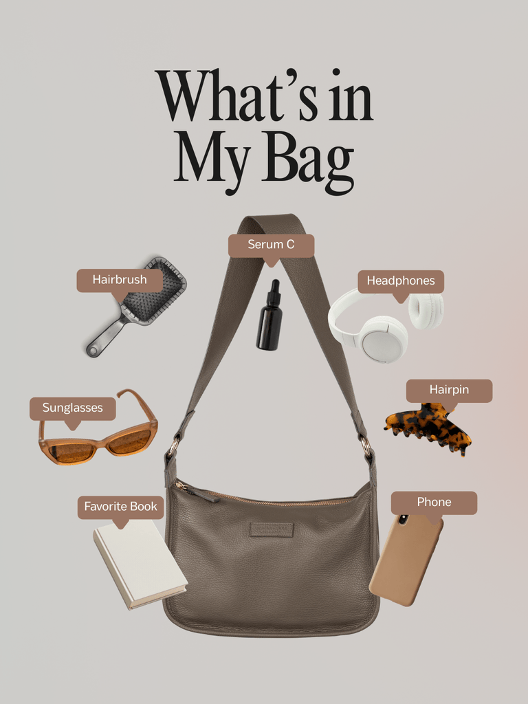 BRIOCHE BAG midi fango - light gold - TIEFENBACHER LEHMANN