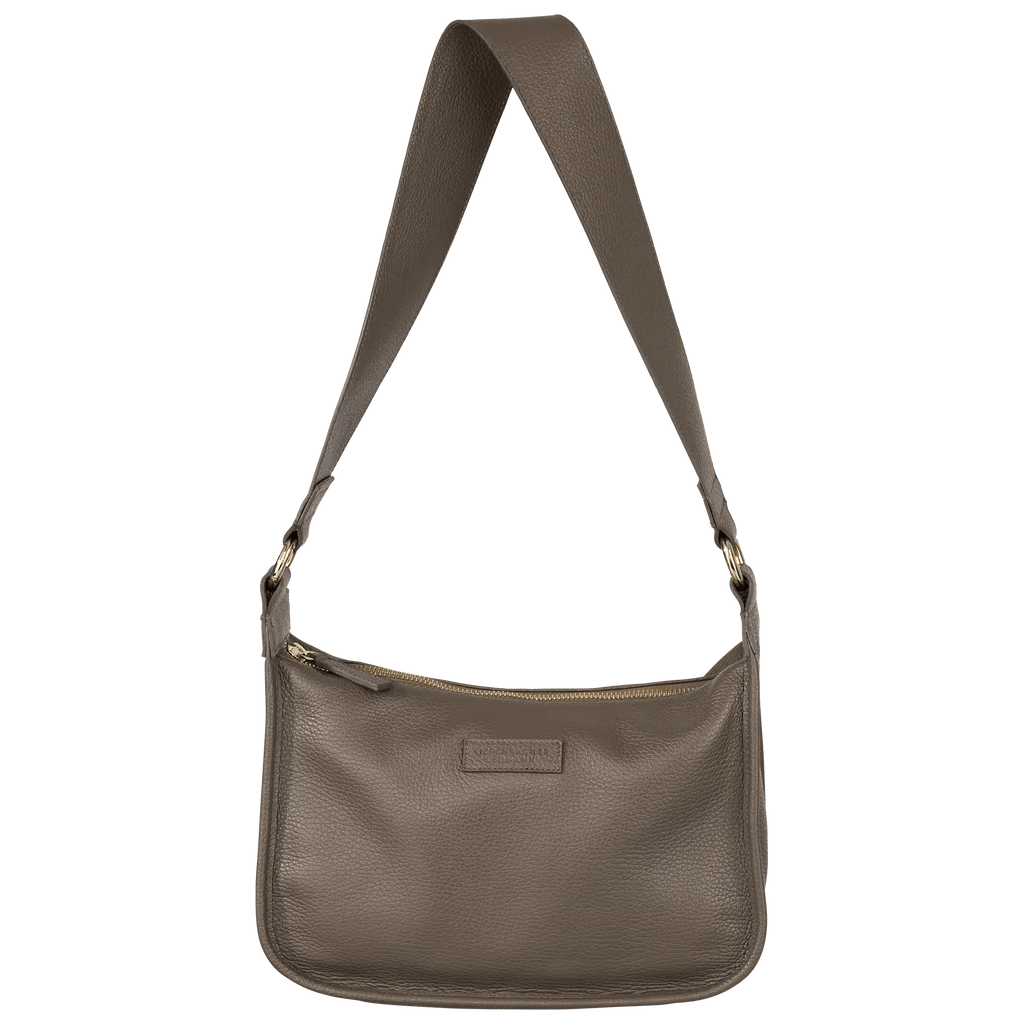 BRIOCHE BAG midi fango - light gold - TIEFENBACHER LEHMANN