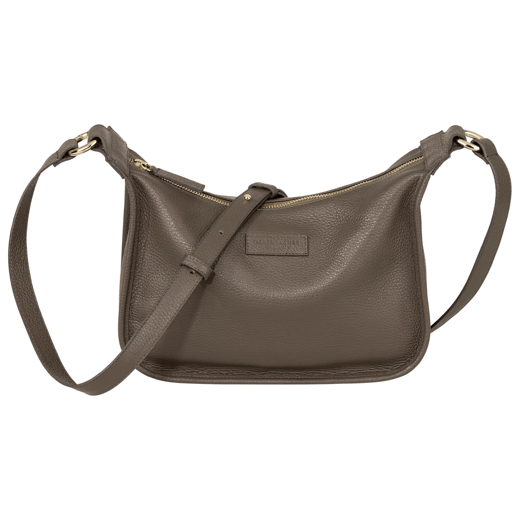 BRIOCHE BAG midi fango - light gold - TIEFENBACHER LEHMANN