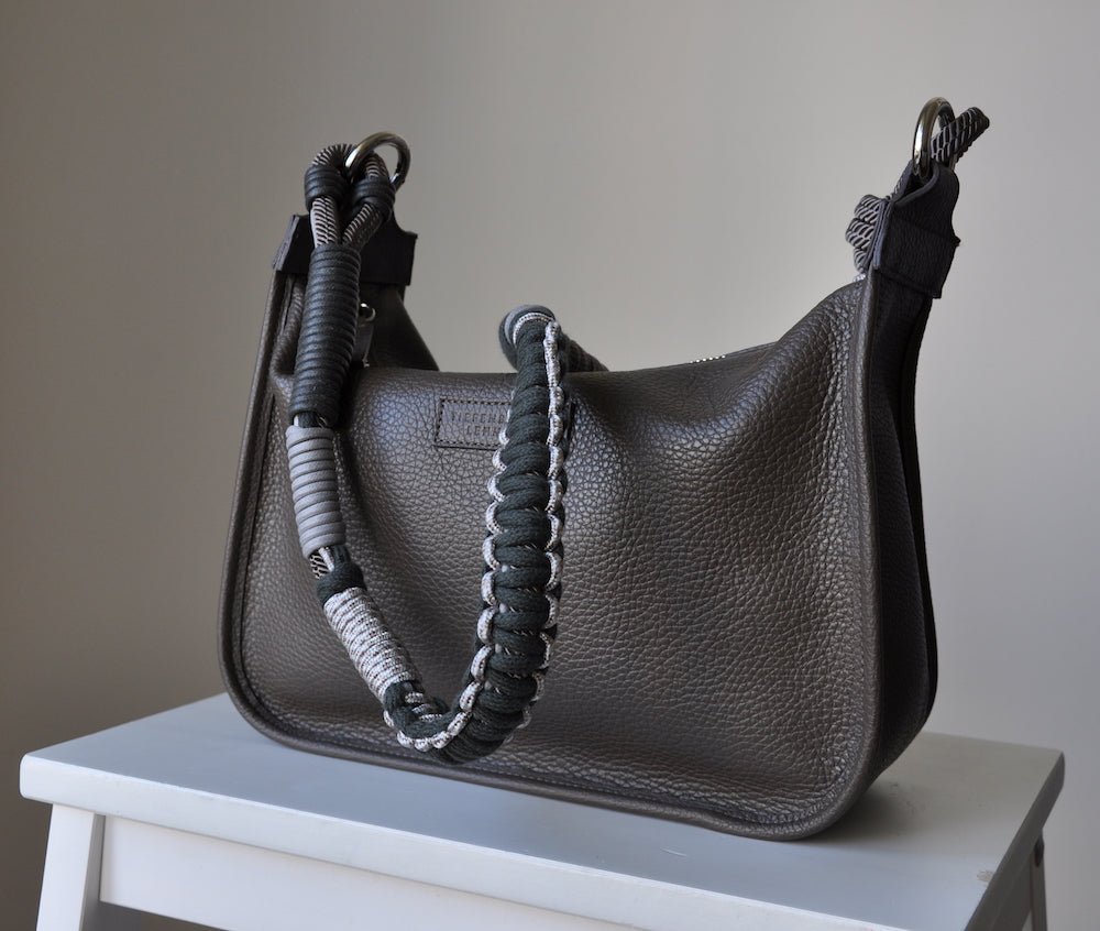 BRIOCHE BAG midi fango - silver - TIEFENBACHER LEHMANN