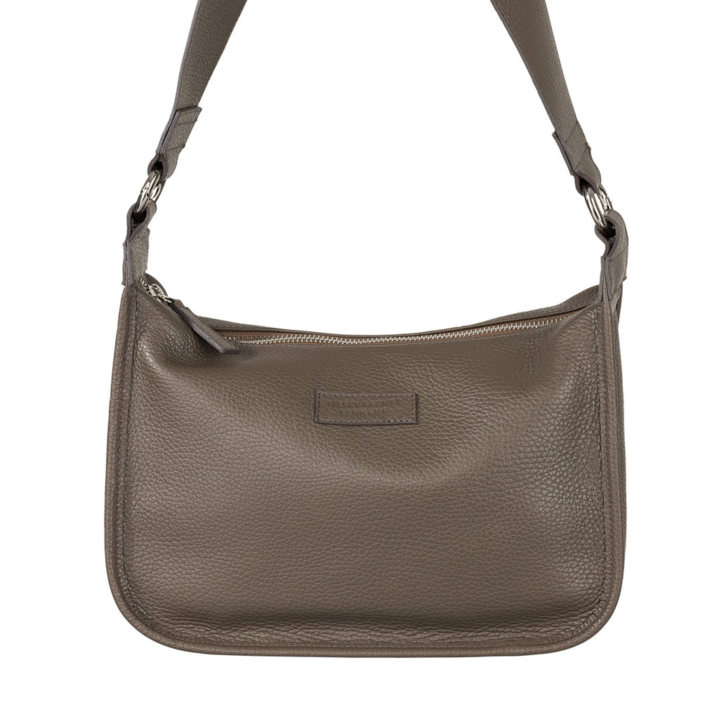 BRIOCHE BAG midi fango - silver - TIEFENBACHER LEHMANN