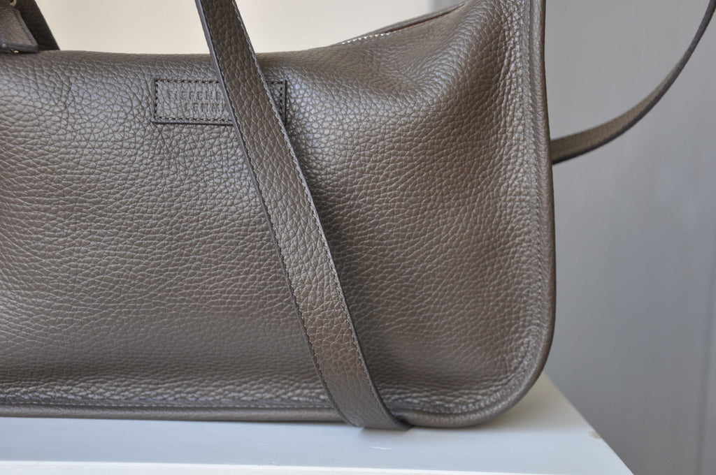 BRIOCHE BAG midi fango - silver - TIEFENBACHER LEHMANN