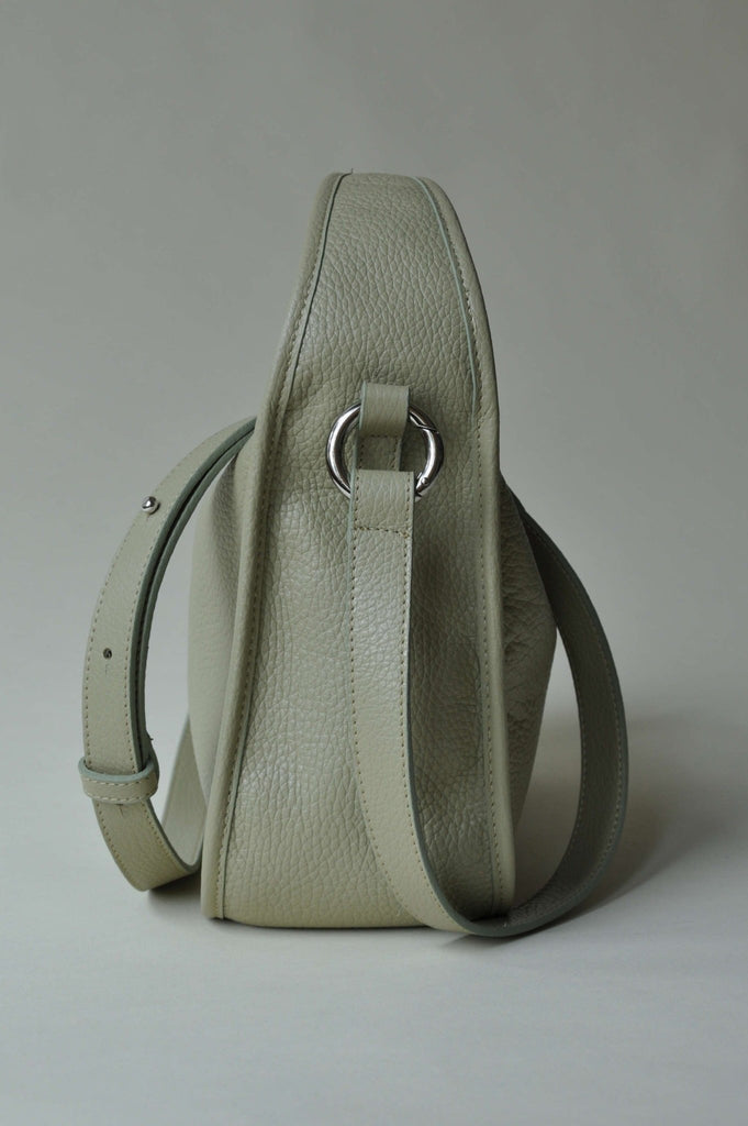 BRIOCHE BAG midi fern - silver - TIEFENBACHER LEHMANN