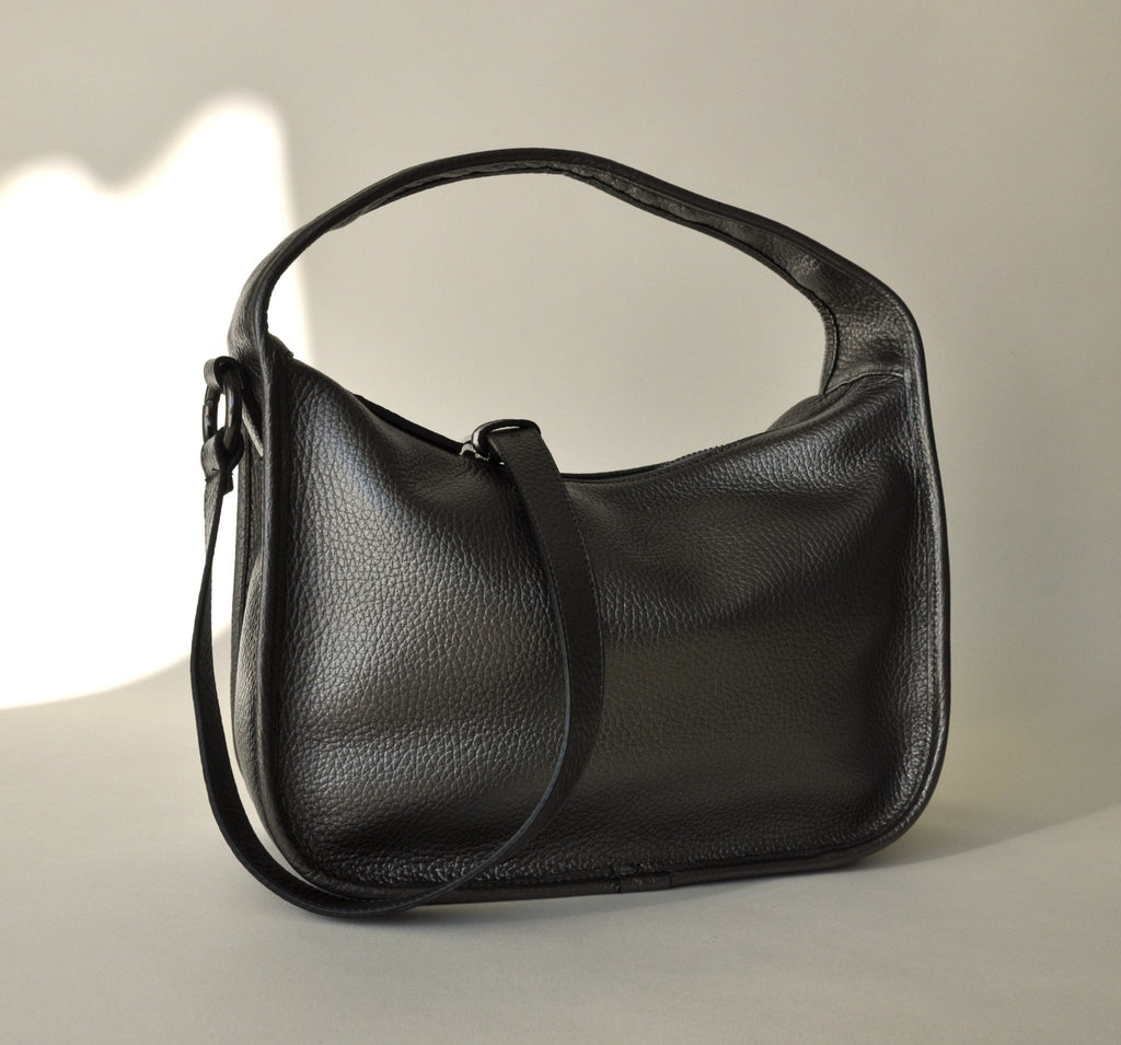 BRIOCHE BAG midi metallic grey - TIEFENBACHER LEHMANN