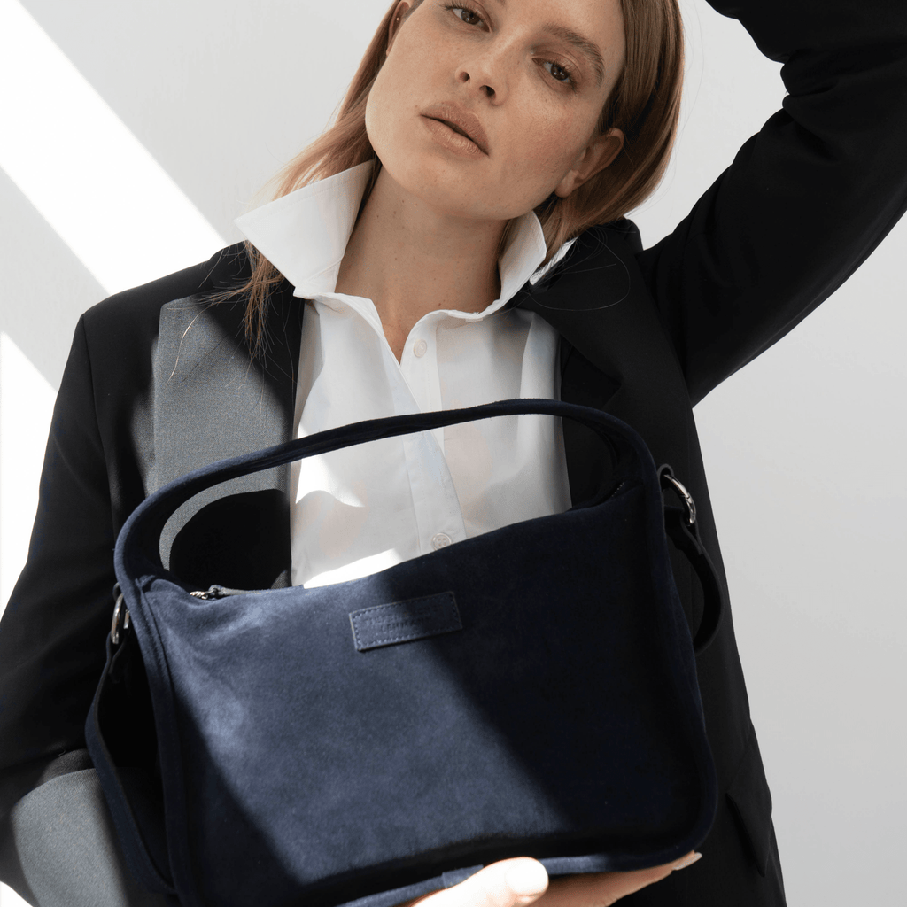 BRIOCHE BAG midi midnight - TIEFENBACHER LEHMANN