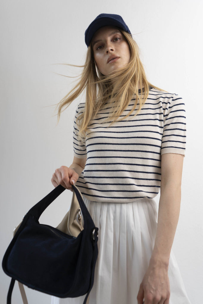 BRIOCHE BAG midi midnight - TIEFENBACHER LEHMANN