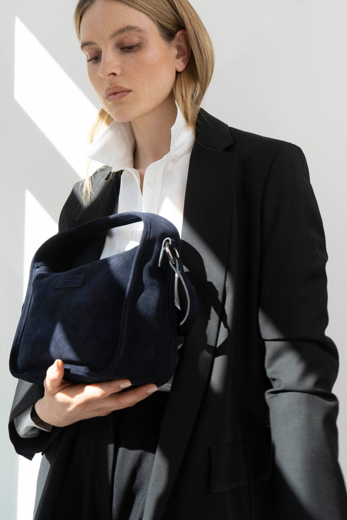 BRIOCHE BAG midi midnight - TIEFENBACHER LEHMANN