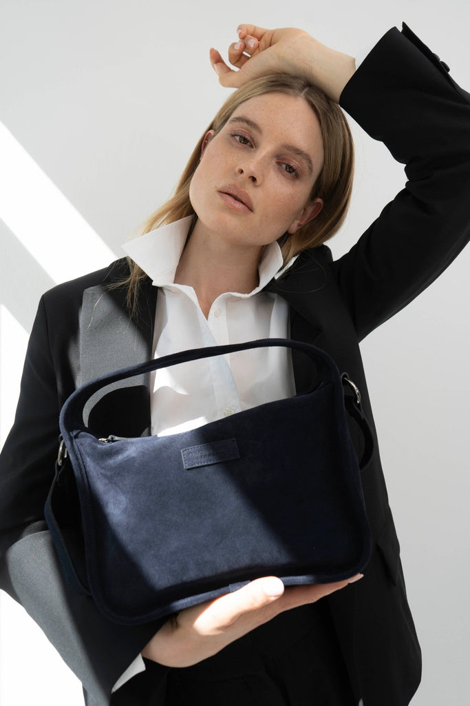 BRIOCHE BAG midi midnight - TIEFENBACHER LEHMANN