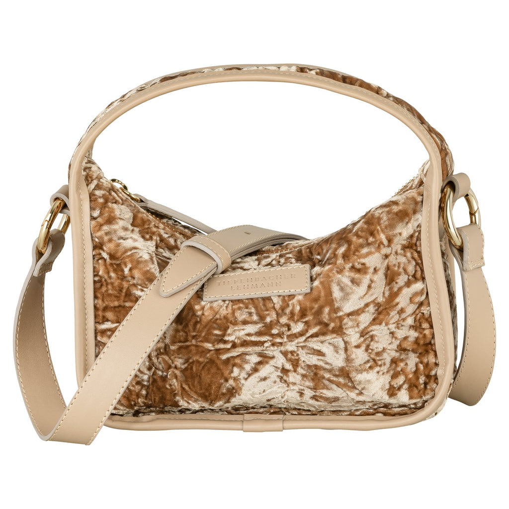 BRIOCHE BAG mini velvet sand - TIEFENBACHER LEHMANN