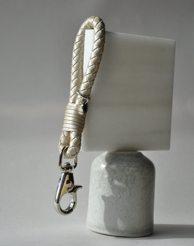 KEY CHAIN CHUNKY sporty - perlmutt - TIEFENBACHER LEHMANN