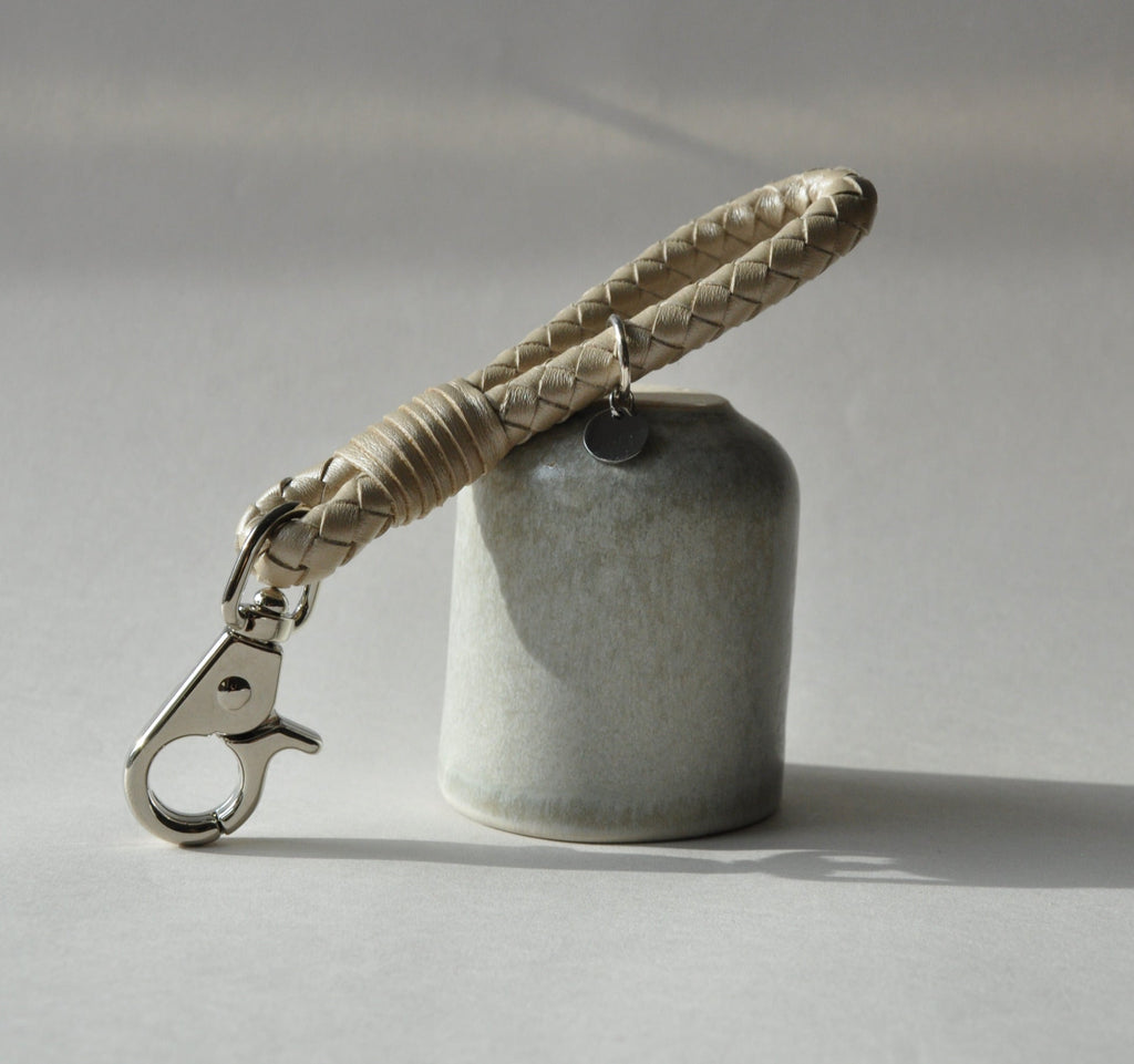 KEY CHAIN CHUNKY sporty - perlmutt - TIEFENBACHER LEHMANN