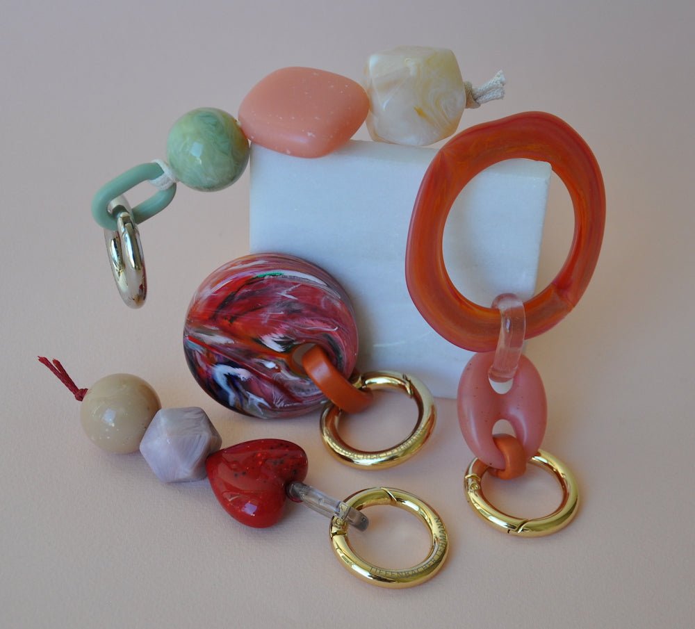 KEY RING & BAG CHARM - various KEY RING & BAG CHARMS - TIEFENBACHER LEHMANN