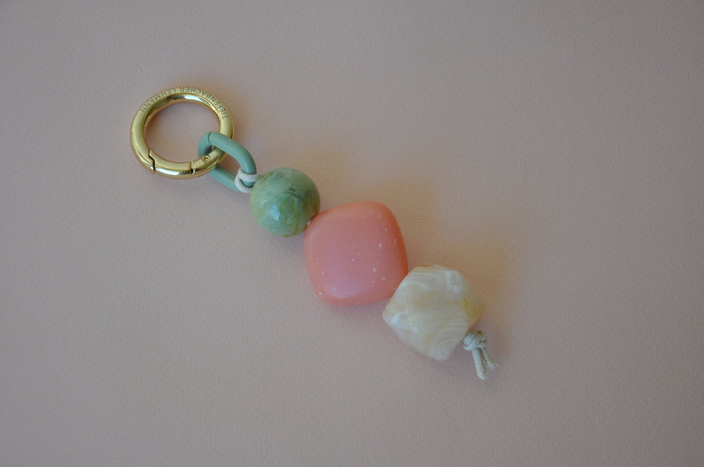 KEY RING & BAG CHARM - paradise - colourful design - TIEFENBACHER LEHMANN