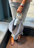 MOON BAG airy blue - silver