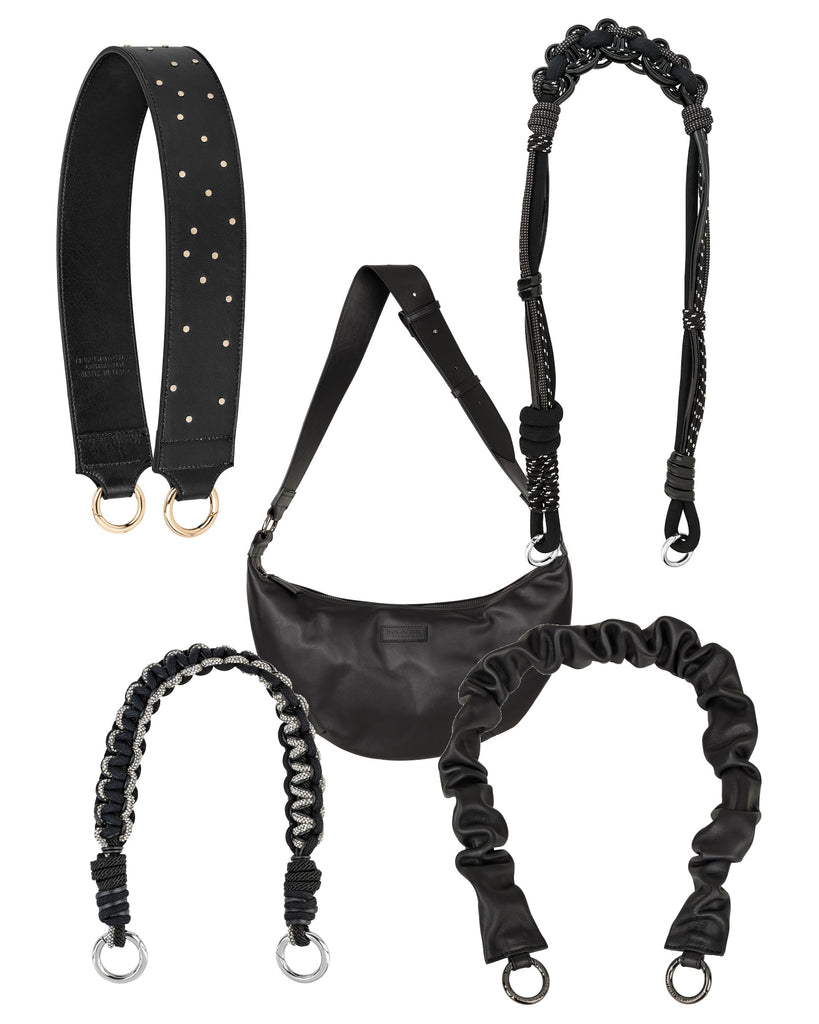 MOON BAG black - black silver - TIEFENBACHER LEHMANN