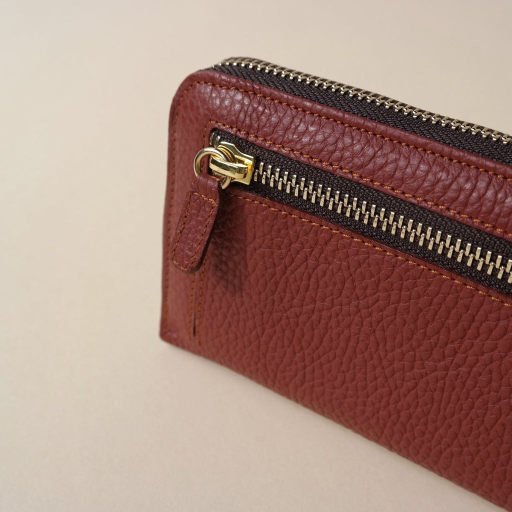 ORGANIZER - burgundy/rust gold - TIEFENBACHER LEHMANN