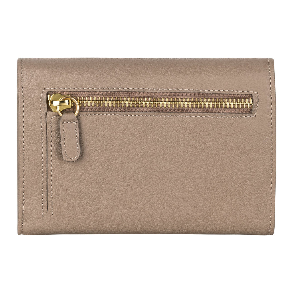 PORTEMONNAIE - taupe gold - TIEFENBACHER LEHMANN