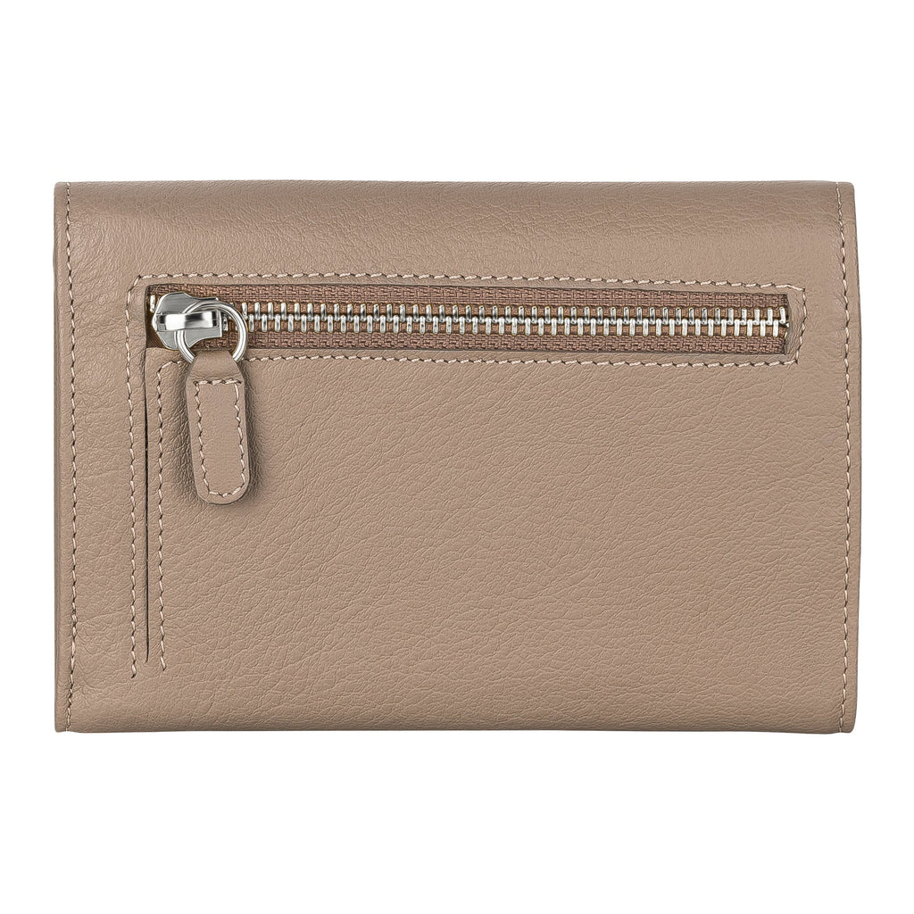 PORTEMONNAIE - taupe silver - TIEFENBACHER LEHMANN