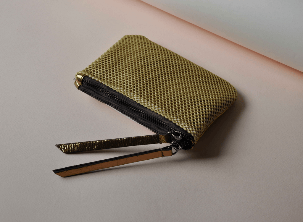 POUCH - midi metallic bronze - TIEFENBACHER LEHMANN
