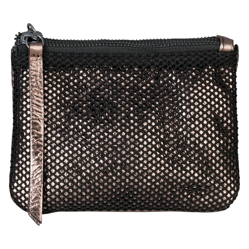 POUCH - midi metallic burgundy - TIEFENBACHER LEHMANN