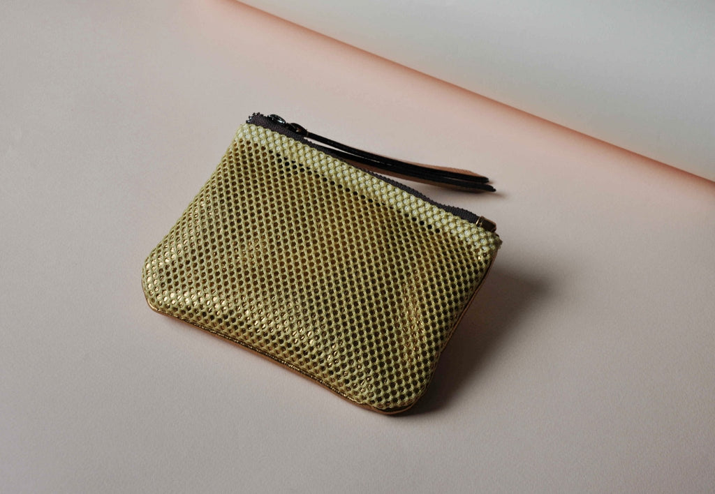 POUCH - mini metallic bronze - TIEFENBACHER LEHMANN