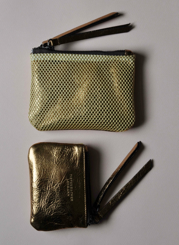 POUCH - mini metallic bronze - TIEFENBACHER LEHMANN