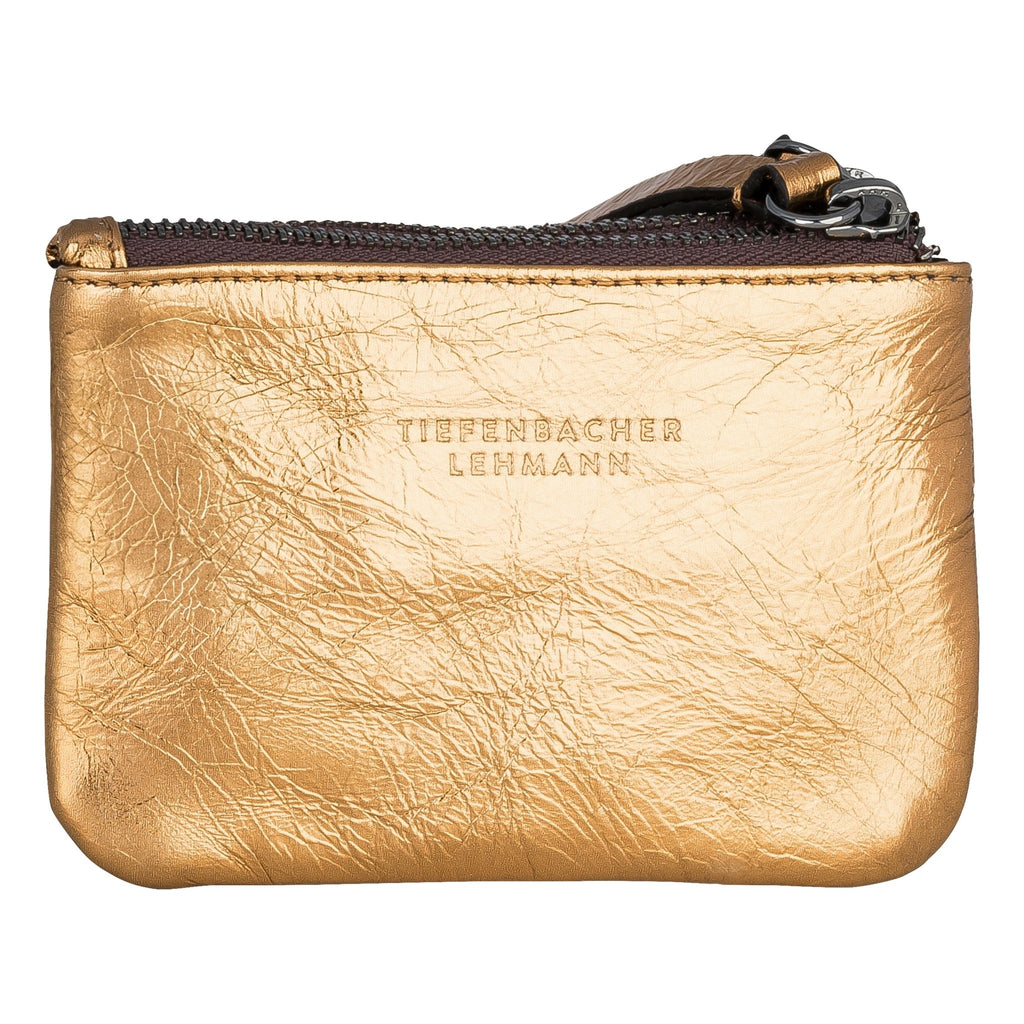 POUCH - mini metallic bronze - TIEFENBACHER LEHMANN