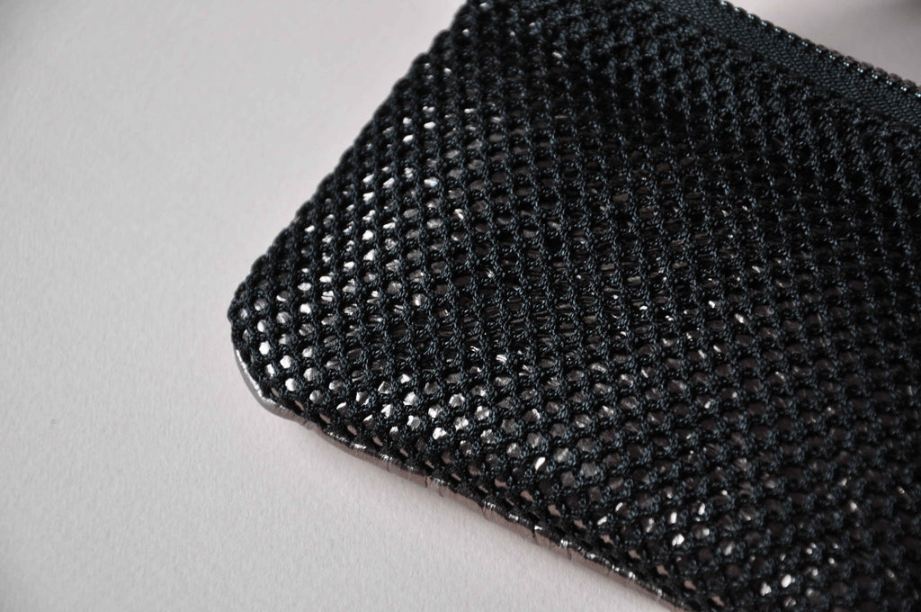 POUCH - mini metallic burgundy - TIEFENBACHER LEHMANN