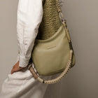 SHOPPING BAG midi fern - light gold