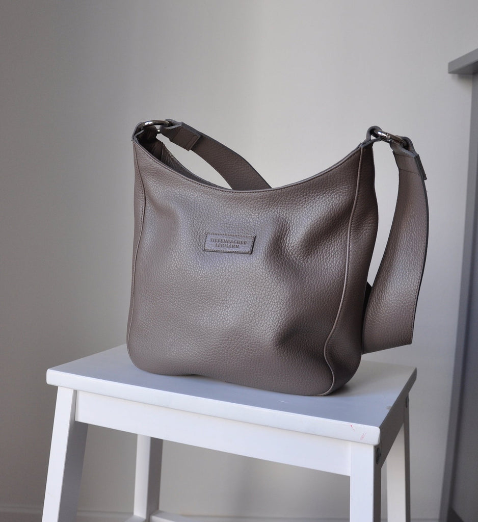 SHOPPING BAG midi light fango - silver - TIEFENBACHER LEHMANN