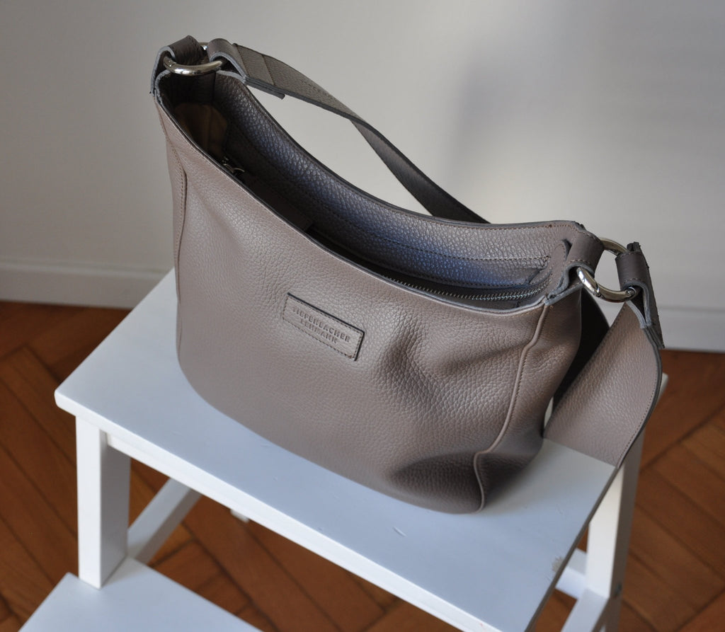 SHOPPING BAG midi light fango - silver - TIEFENBACHER LEHMANN