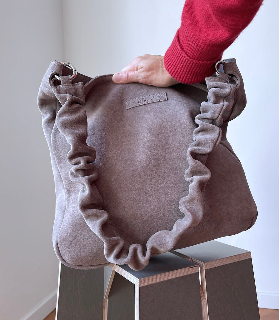 SHOPPING BAG moonbeam grey - silver - TIEFENBACHER LEHMANN