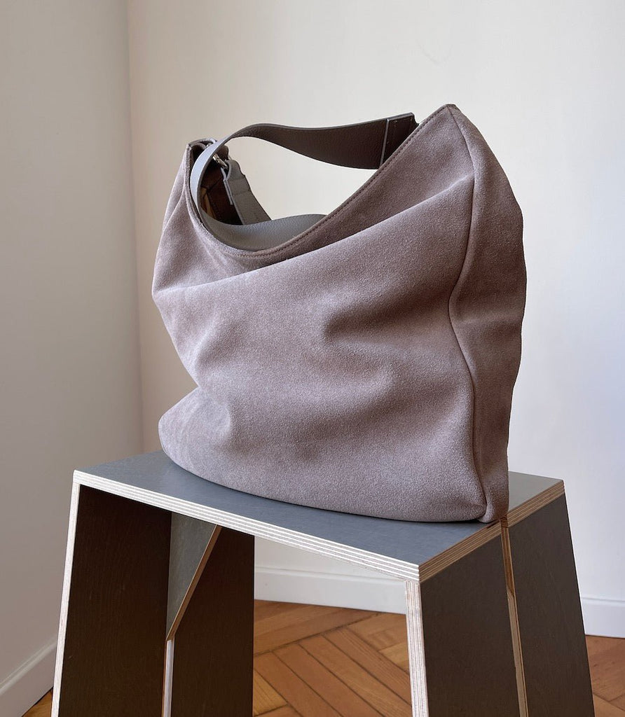 SHOPPING BAG moonbeam grey - silver - TIEFENBACHER LEHMANN