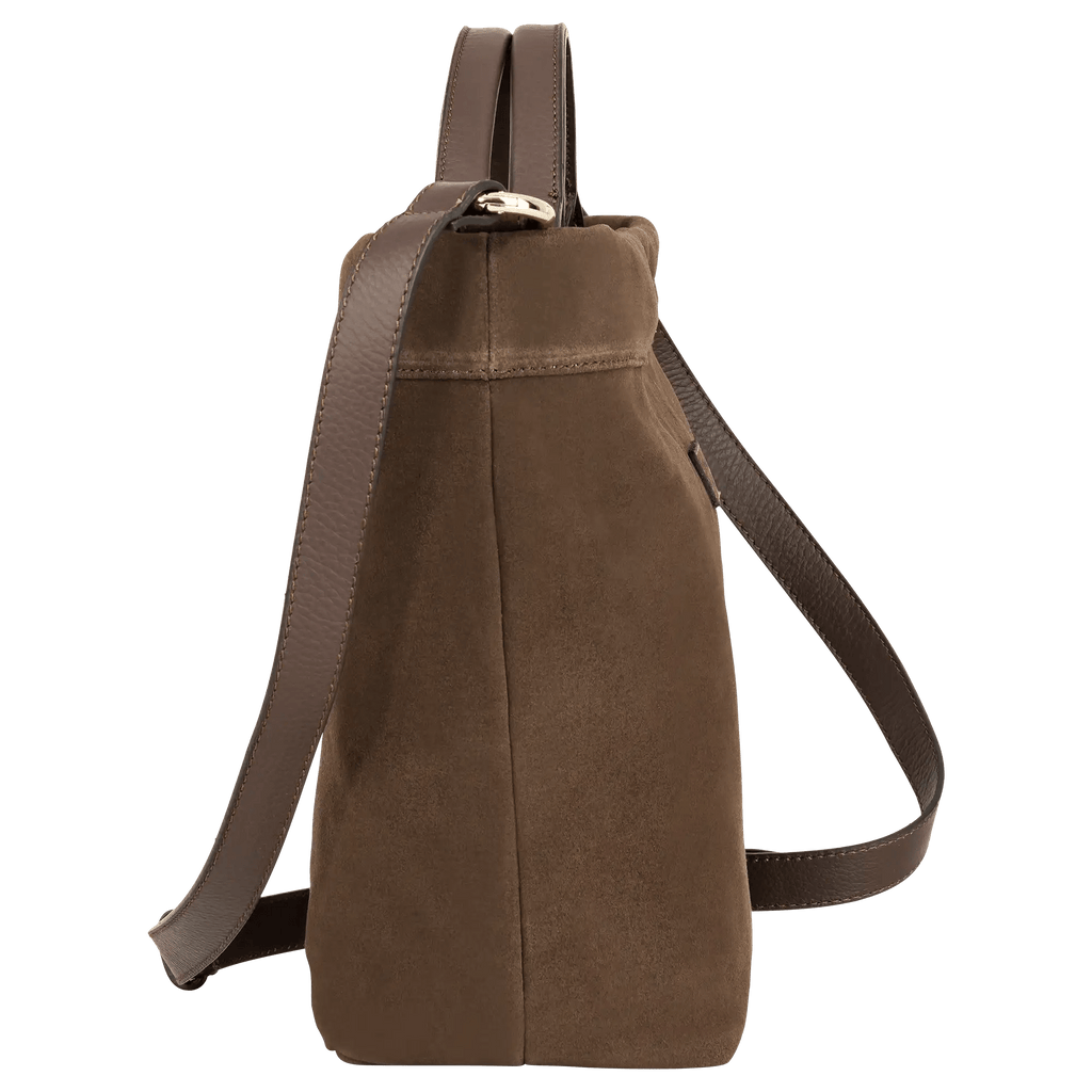 TOTE BAG midi chocolate - light gold - TIEFENBACHER LEHMANN