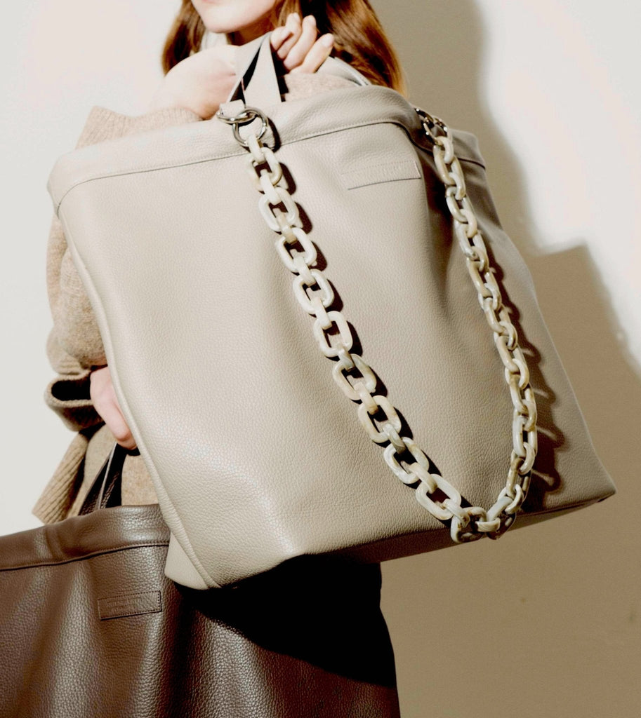 TOTE BAG soft - taupe - TIEFENBACHER LEHMANN