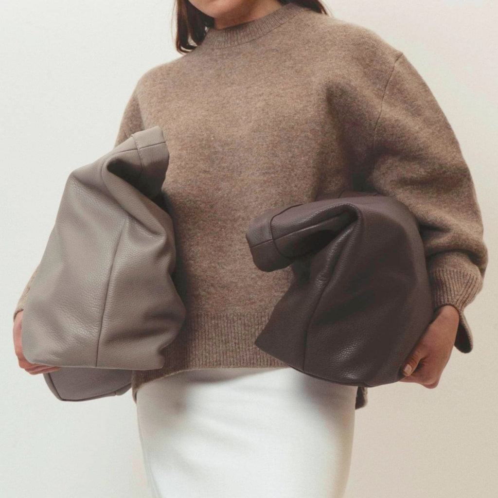 TOTE BAG soft - taupe - TIEFENBACHER LEHMANN