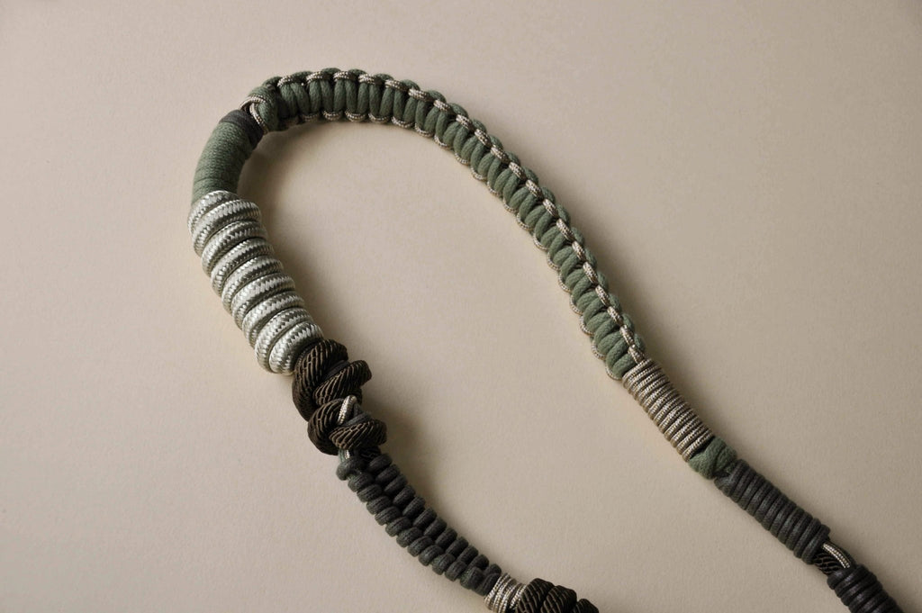 BAG STRAP - Barcelona camouflage flexi - adjustable in length - bag strap with carabiner - TIEFENBACHER LEHMANN