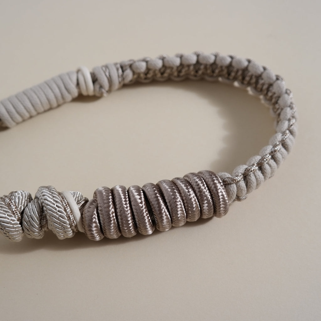 BAG STRAP - Barcelona cream flexi - close up - TIEFENBACHER LEHMANN