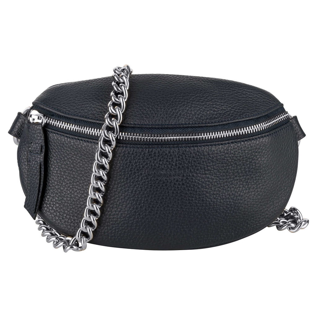 HIP BAG mini midnight - silver - TIEFENBACHER LEHMANN